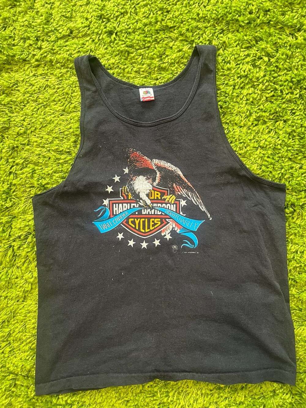 Vintage 1990 Harley-Davidson Las Vegas Scooter Works Tank Top XL